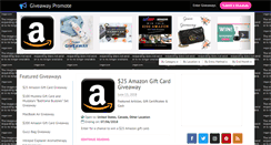 Desktop Screenshot of giveawaypromote.com